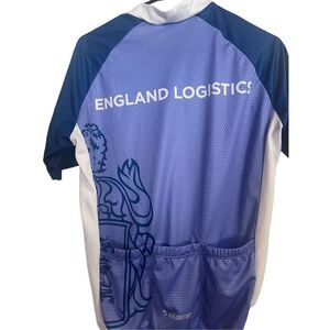 BlackBottoms Men's England Logistics Cycle Jersey Shirt Size Medium
